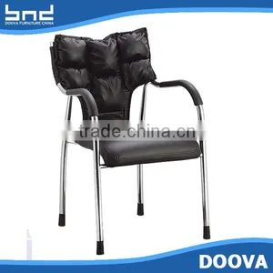 Hot Selling Leather Armchair With Iron Legs Cheap Office Chair thumbnail-1