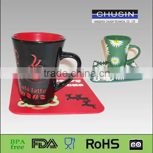 Wholesale Popular Design Ceramic Coffee Cup Porcelain Mug Customizable Clay Mug thumbnail-4
