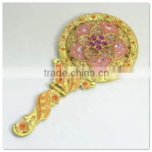 Personalized Small Beauty Hand Mirror thumbnail-5