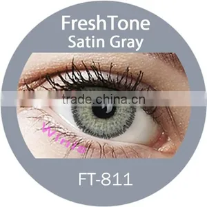Natural Contact Lenses Freshtone Premium Satin Gray Korean Color Contact Lens Wholesale thumbnail-1