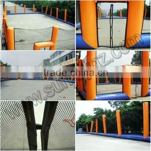 2016 New Inflatable Paintball Bunker Field Netting Sport Game Course Paintball Arena thumbnail-3