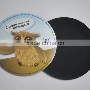 Custom Made Round Soft Rubber Mouse Pad / Natural Rubber Mouse Mat for Promotion thumbnail-1