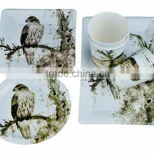 Rectangular Customer Designed Food Grade Cardboard Fast Food Plates thumbnail-5