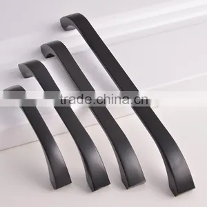 Zinc Alloy Vintage Adjustable Black Bedroom Furniture Kitchen Wardrobe Dresser Cabinet Pull 128mm thumbnail-1