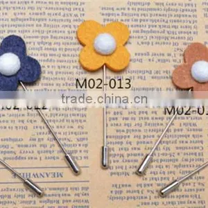 Perno Ramo de la Solapa de la Flor de la Tela de Los Mens Del Broche LAP021 thumbnail-4