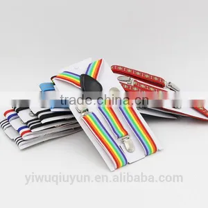 Wholesale Stripes Baby Boys Children Clip-on Suspender Y-Back Child Elastic Suspenders thumbnail-5