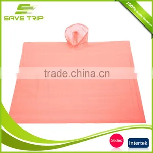 2016 Raincoat Wholesale Fashionable Waterproof Children Poncho With Hood thumbnail-3