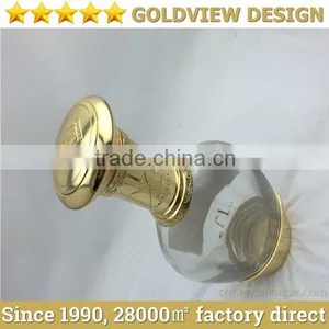Shiny Golden Zinc Alloy Luxury Wine Bottle Cap Luxury Wine Cap Perfume Bottle Caps thumbnail-3