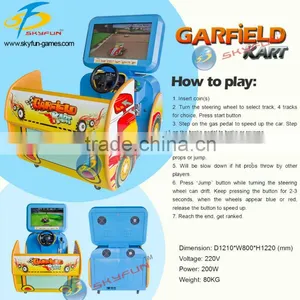 SKYFUN Indoor Amusement Video Game Free Play Racing Car Customized Simulator Family GAMES go Karts for Sale thumbnail-2