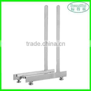 Chrome L Legs for Gridwall Mesh,Gridwall L Leg Base thumbnail-1