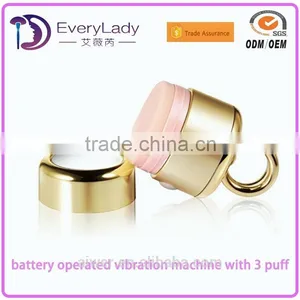 EveryLady High Quality Custom Powder Case With Puff thumbnail-5