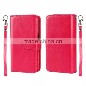 Separable Flip PU Leather Phone Case Cover With Lanyard for Alcatel Flash 3 2 One Touch Pop Star 3 5 Fierce xl Pixi 3 4.5 thumbnail-3