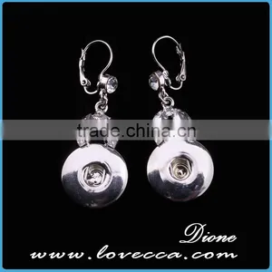 Hot 2015 New Product Jewelry Wholesale Fashion Crystal Silver Chrismas Earrings for Party thumbnail-6