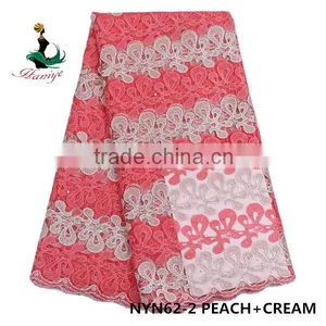 2016 Haniye African French Net Lace Fabric Embroidery Tulle Lace Fabric/NYN62 thumbnail-1