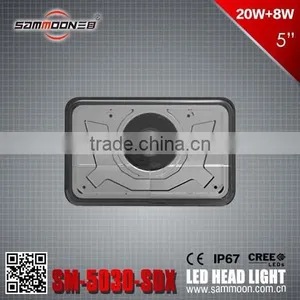 5 Inch Rectangle LED Head Light Work Light SAMMOON 2015 NEW DESIGN thumbnail-1