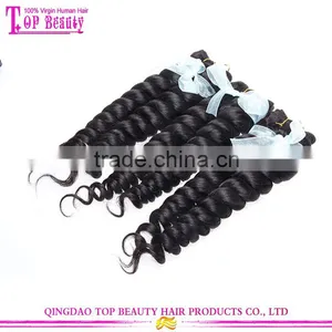 Qingdao Factory Supply Loose Wave Remy Chinese Hair Bundles Hot Selling Virgin Chinese Hair Bundles thumbnail-2