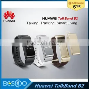 Original Huawei TalkBand B2 Bluetooth Smart Bracelet Fitness Wearable Sports Compatible Smart Mobile Phone Device Wristbands thumbnail-1