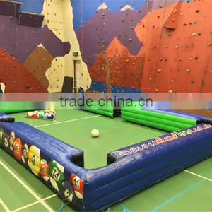 Cheap and Popular Inflatable Billiards Football Games/Indoor Football Snooker Field on Ground/Large Inflatable Snooker Field thumbnail-4