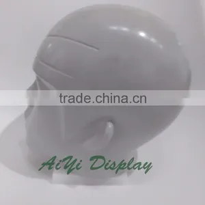 Black Glossy Realistic Face Head Mannequin Used Display thumbnail-2