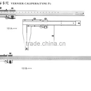 Carbone Steel or Stainless Steel Vernier Calipers Type IV thumbnail-1