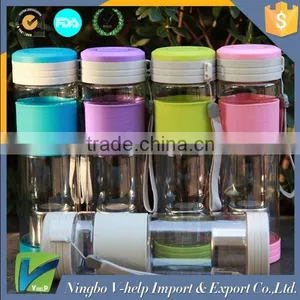 NEW Healthy Portable Travel Sport Tea Water Seal Bottle With Filter Strainer thumbnail-1