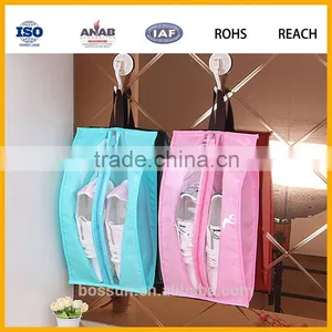 Manufacturing Waterproof Nylon Outdoor Foldable Shoes Bag for Travel thumbnail-1
