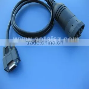 J1939 OBD2 Cable 9P Heavy Truck to DB9 OBD2 Test Cable thumbnail-1