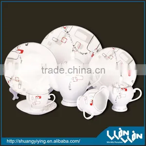 Ceramic Dinner Set Tea Pot and Plates Wwd-130037 thumbnail-1