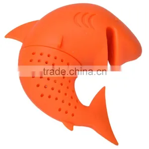 Cute Animal Shark Dolphin Shaped Silicone Tea Infuser Strainer thumbnail-3