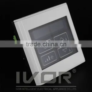 Good Quality IVOR 220V Central Air-Conditioner Thermostat Digital AC Thermostat Switch PC Frame SK-AC2300B Champagne Gold thumbnail-2