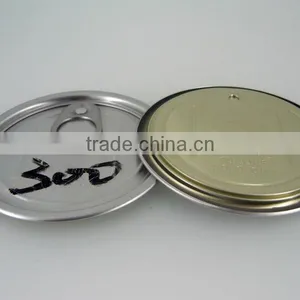 Food Grade Ring Pull Can Lids 206# 58mm Aluminum Easy Open End thumbnail-3