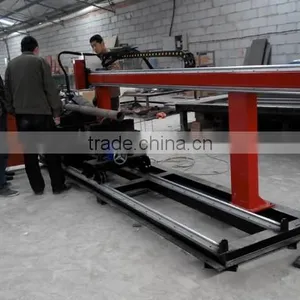 300mm Dia Steel Pipe Plasma Intersecting Line Cutting Machine Economic 3-axis Control Cutting Machine thumbnail-1