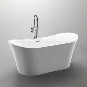 Sunzoom China Supplier Tender Low Cost Bathtub70inch Curved Bathtub Black thumbnail-3