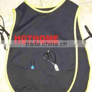 Blue Cobbler Apron With Front Pockets and Adjustable Side Ties thumbnail-4