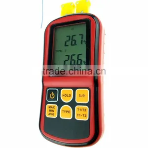 Digital Thermometer Dual Channel Temperature Meter Tester for K/J/T/E/R/S/N Thermocouple Large Display With Backlight thumbnail-3