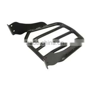 Black Tapered Sport Luggage Rack For CVO Softail Springer FXSTSSE3 09 New thumbnail-3