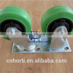 Trolley Caster Wheel/ Caster for Danish Cart/5" Nylon thumbnail-2