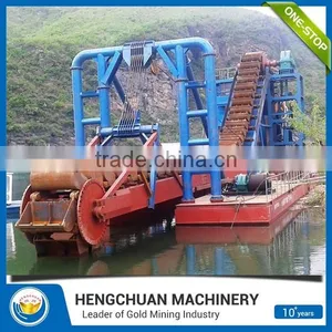 Hot Selling Gold Mining Machine Bucket Chain Gold Dredge For Sale thumbnail-6