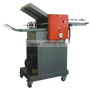 400mm*540mm Two-Fold Sheet Fed Suction Paper Folder Machine Booklet Folding Machine thumbnail-1
