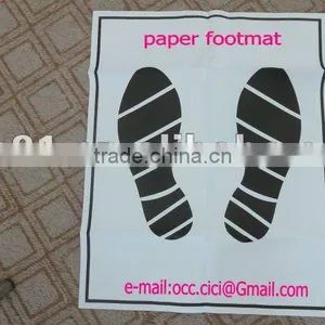Car Paper Foot Mat thumbnail-1