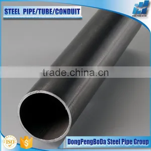 Hot Rolled Pickled and Oiled Low Carbon Round HRPO Black Steel Pipe thumbnail-1