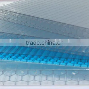 Polycarbonate Alveolate Hollow Sheet,PC Honeycomb Sheet,PC Multi-wall Sheet,plastic Panel thumbnail-1