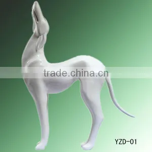 New Fashion Fiberglass Dog Mannequin for Window Display thumbnail-1