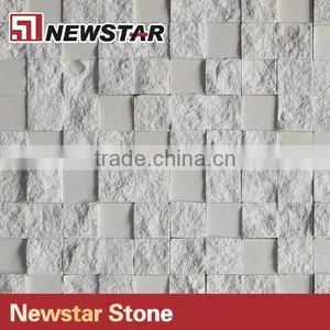 Beige Natural Stone Limestone Mosaic Tiles Tumbled thumbnail-1