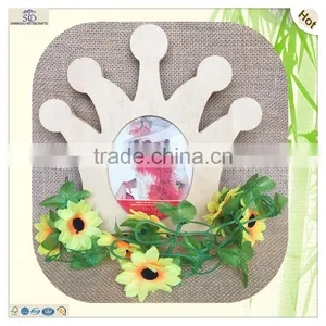 Wholesale Unfinished Cat Flower Shaped Photo Picture Frames thumbnail-1