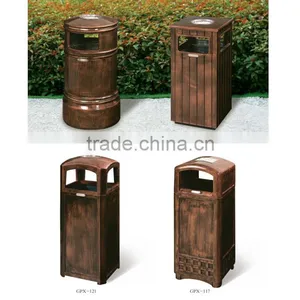 Metal Garbage Cans for Hotel Garden Park Hospital Airport School thumbnail-1