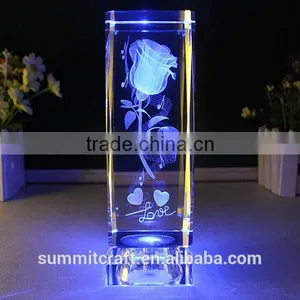 Lucky 3d Rose Flower Wedding Favors Crystal Wedding Souvenirs thumbnail-3