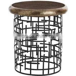 Living Room Portable Metal Stool thumbnail-1