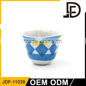 Tableware Ramadan Promotional Custom Logo 80cc Cawa Cup Set, Arabic Tea Cup Set thumbnail-4