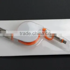 2in1 Retractable Universal Android&iOS Light to USB Charging Cord Tangle-free Charger thumbnail-3